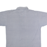 NAUTICA Mens Polo Shirt Blue Houndstooth M