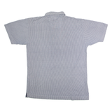 NAUTICA Mens Polo Shirt Blue Houndstooth M