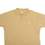 CARHARTT Mens Polo Shirt Beige XL