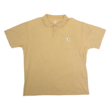 CARHARTT Mens Polo Shirt Beige XL