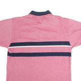 CHAPS RALPH LAUREN Mens Polo Shirt Red Striped L