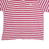 CHAPS Mens Polo Shirt Red Striped XL