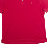 NAUTICA Mens Polo Shirt Red L