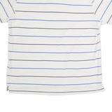 NAUTICA Mens Polo Shirt White Striped XL