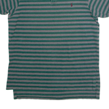 POLO RALPH LAUREN Mens Polo Shirt Green Striped M