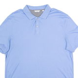 CALVIN KLEIN Mens Polo Shirt Blue L