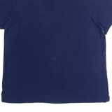 CALVIN KLEIN Mens Polo Shirt Blue Colourblock L