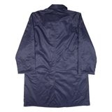 Mens Overcoat Coat Blue XL