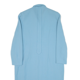 EDWARD Womens Overcoat Coat Blue Knit XS