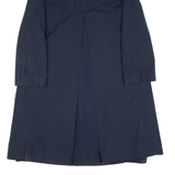 Mens Overcoat Coat Blue M