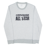 CONVERSE Mens Sweatshirt Grey Crew Neck S
