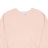 PUMA Womens Sweatshirt Pink UK 14