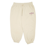 NIKE Mens Joggers Beige Tapered XL W20 L30