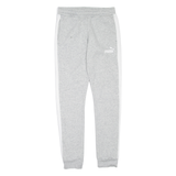 PUMA Mens Joggers Grey Tapered XS W28 L32
