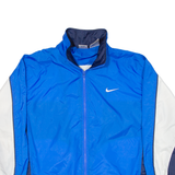 NIKE Boys Windbreaker Jacket Blue Nylon 14-15Y