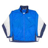 NIKE Boys Windbreaker Jacket Blue Nylon 14-15Y