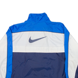 NIKE Boys Windbreaker Jacket Blue Nylon 14-15Y