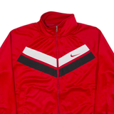 NIKE Mens Track Jacket Red M