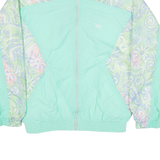 Womens Shell Jacket Green Geometric M