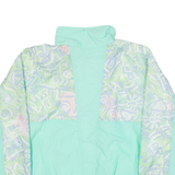 Womens Shell Jacket Green Geometric M
