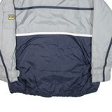 REEBOK Insulated Mens Anorak Jacket Blue Hooded M