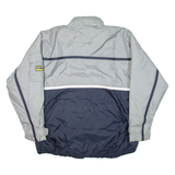 REEBOK Insulated Mens Anorak Jacket Blue Hooded M