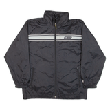 REEBOK Mens Track Jacket Black Hooded S