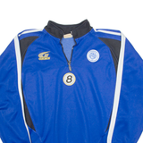 GEMS Italy Mens Sweatshirt Blue 1/4 Zip M