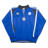 GEMS Italy Mens Sweatshirt Blue 1/4 Zip M