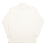 DOGGHER Mens Sweatshirt Cream Roll Neck L