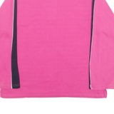 CAPISTRANO Womens Sweatshirt Pink 1/4 Zip 90s L