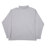 CARHARTT Mens T-Shirt Grey Long Sleeve Roll Neck 2XL