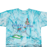 GILDAN Panama Canal Womens T-Shirt Blue M