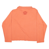 HARLEY DAVIDSON Womens T-Shirt Pink Long Sleeve Collared XL