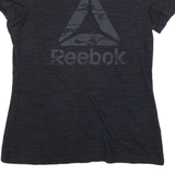 REEBOK Womens T-Shirt Grey S