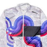 GONSO Cycling Full-Zip Mens Jersey Grey Long Sleeve High Neck L