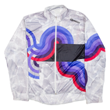 GONSO Cycling Full-Zip Mens Jersey Grey Long Sleeve High Neck L