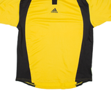 ADIDAS EQUIPMENT Mens Jersey Yellow Collared L
