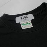 MSGM DIADORA Cropped Womens Sweatshirt Black L