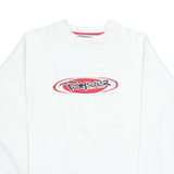 TOMSTER Mens Sweatshirt White Crew Neck M