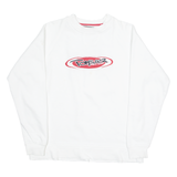 TOMSTER Mens Sweatshirt White Crew Neck M