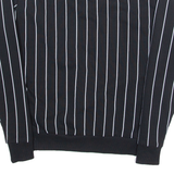 KARL KANI Pinstripe Mens Sweatshirt Black Crew Neck XS