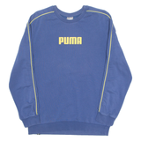 PUMA Mens Sweatshirt Blue Crew Neck S