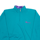 ODLO Mens Sweatshirt Green 1/4 Zip S