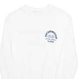 JSA Mens Sweatshirt White Crew Neck M