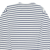 LUMINOR Striped Lightweight Mens Sweatshirt White M