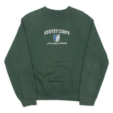 B&C Survey Corps Mens Sweatshirt Green Crew Neck S