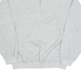 SWITCHER Mens Sweatshirt Grey 1/4 Zip L