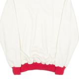 WONG Mens Sweatshirt Cream Button Neck M