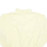 Womens Sweatshirt Yellow Collared M